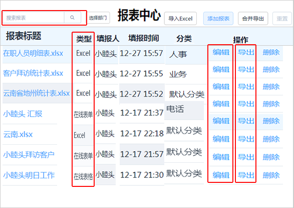 工作日志系统模板设置